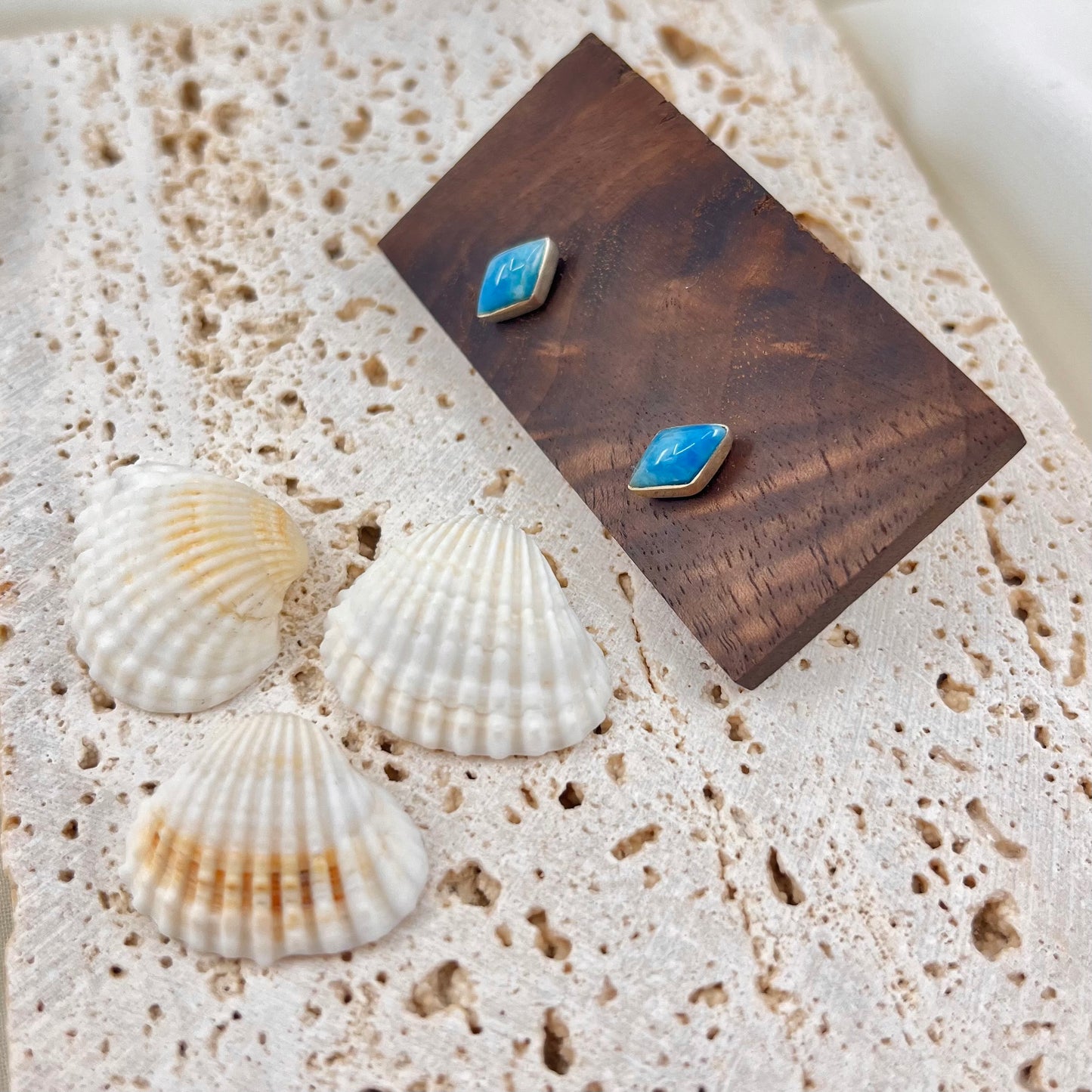 Larimar Earrings