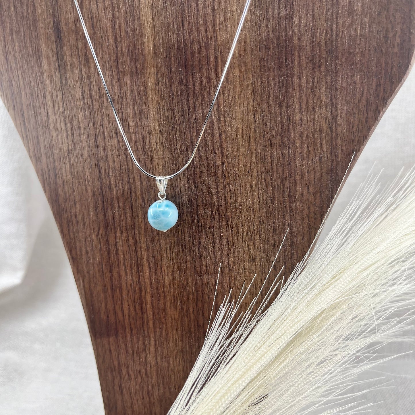 Larimar Necklace Pendant【16】