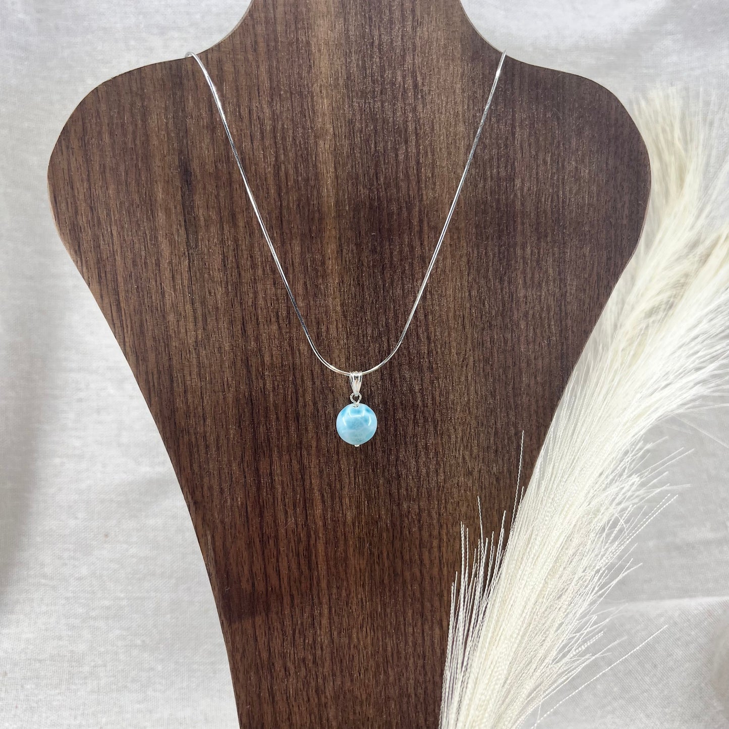 Larimar Necklace Pendant【16】