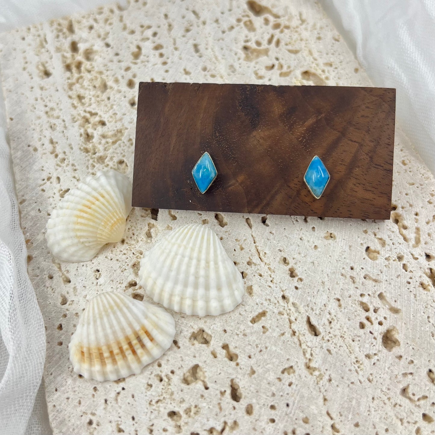 Larimar Earrings