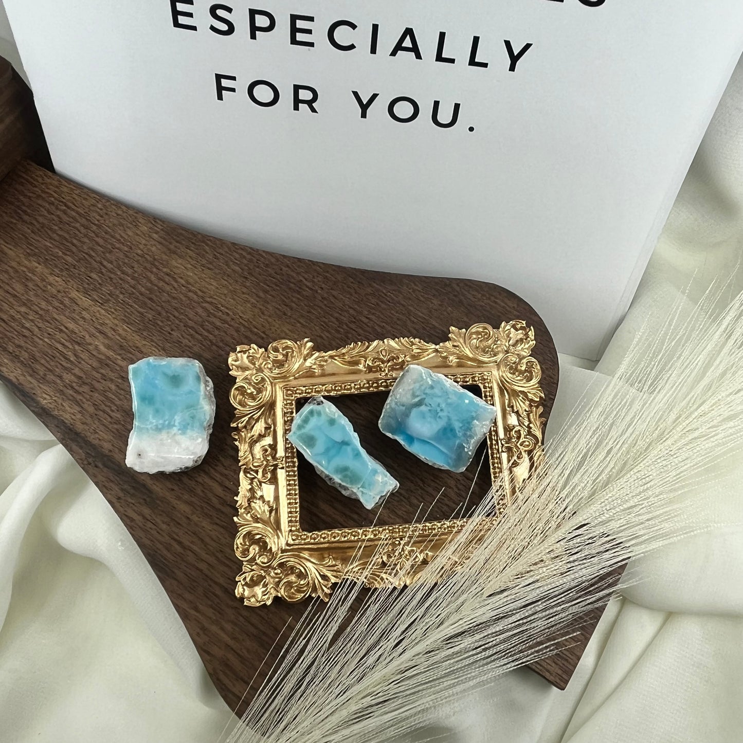 【NEW】Larimar Raw Stone【H】3つセット