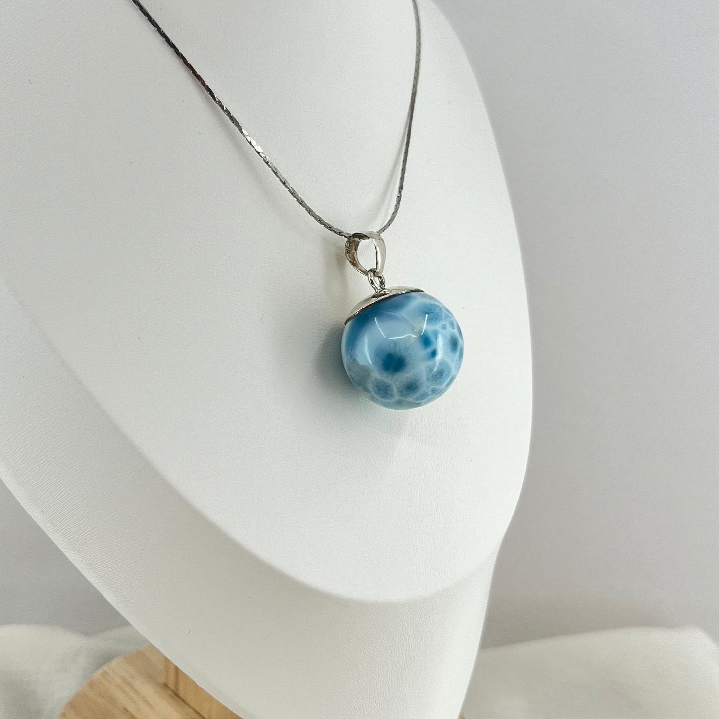 【NEW】Larimar Necklace Pendant【12】
