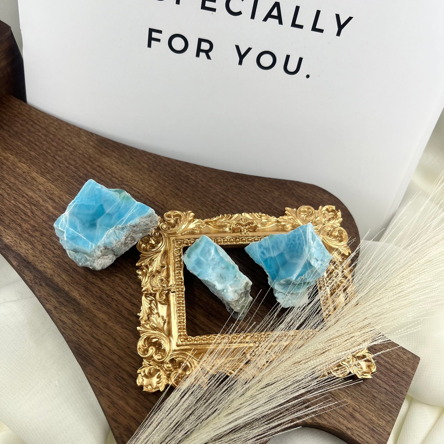 Larimar Raw Stone【G】3つセット