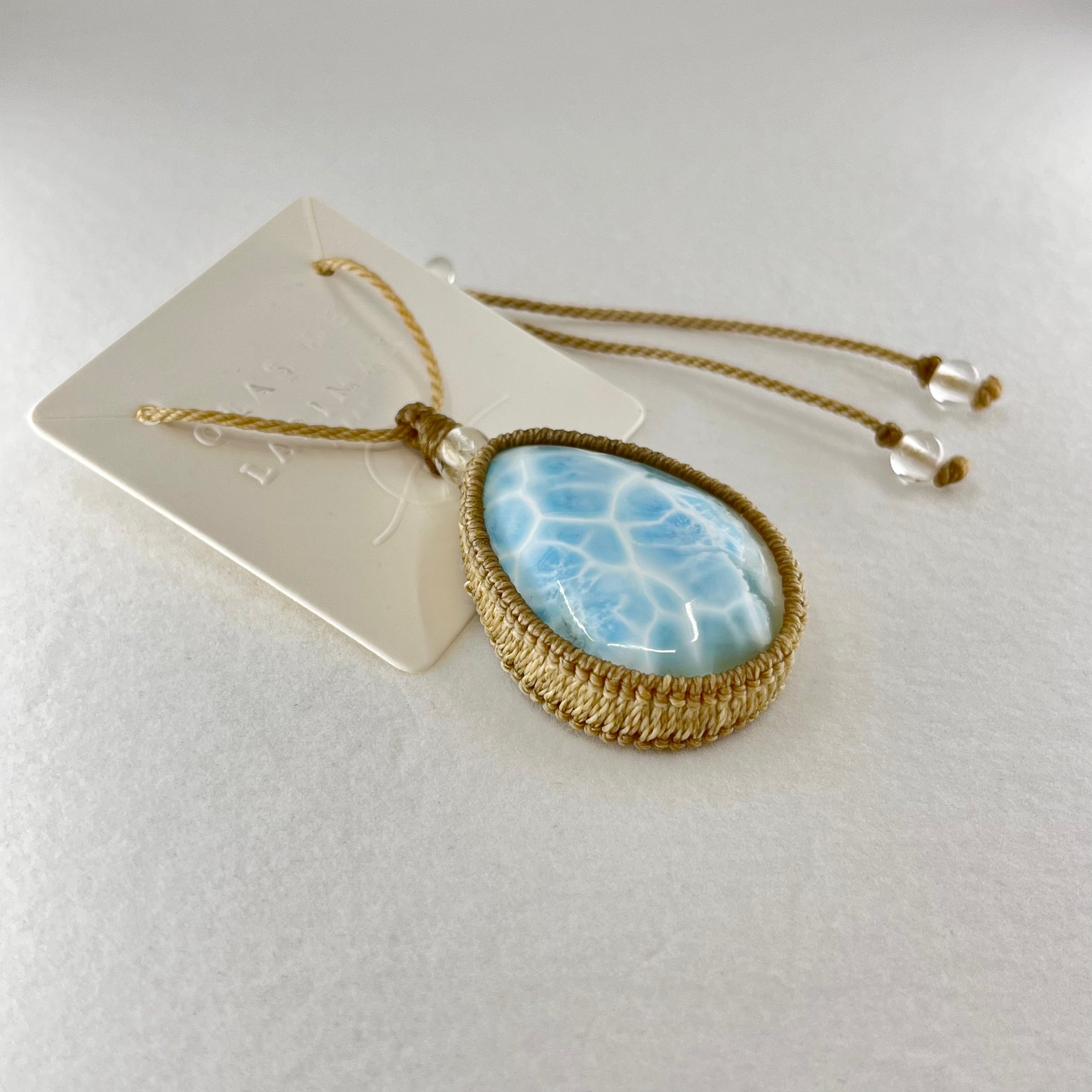 Larimar Necklace #06