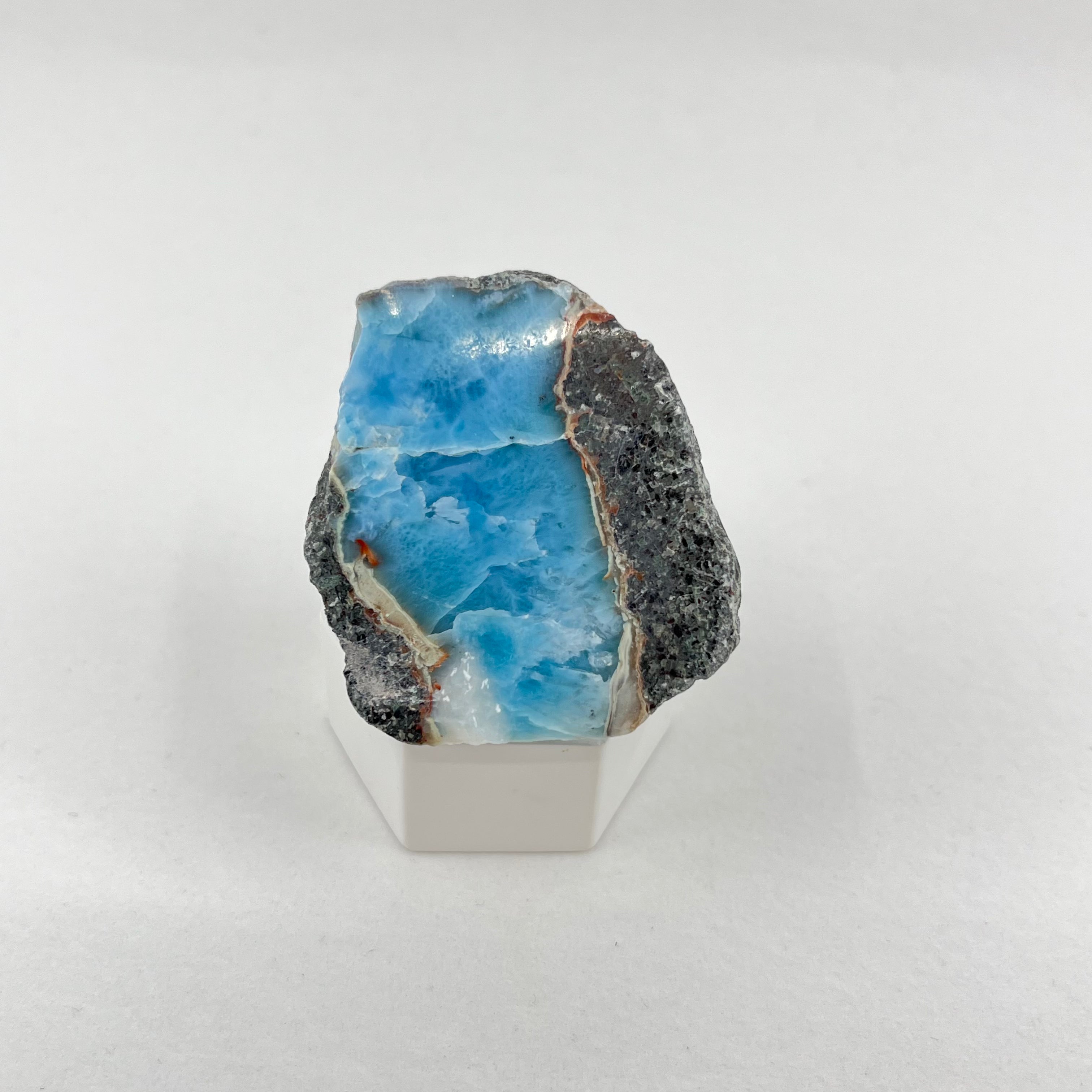 【New】Larimar Raw stone #03