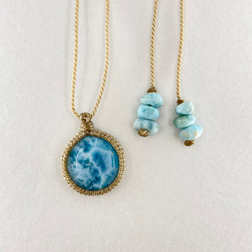 【NEW】Larimar Necklace #05