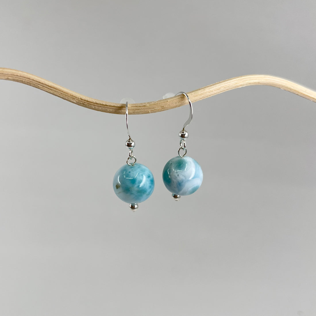 【New】Larimar Earrings #02
