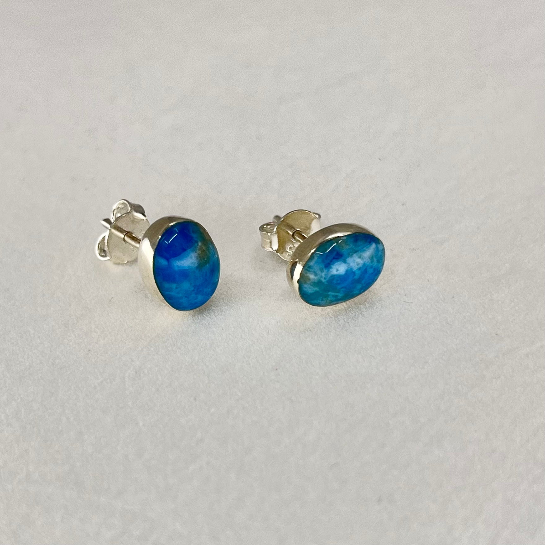 【New】Larimar Earrings #01