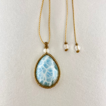 Larimar Necklace #06