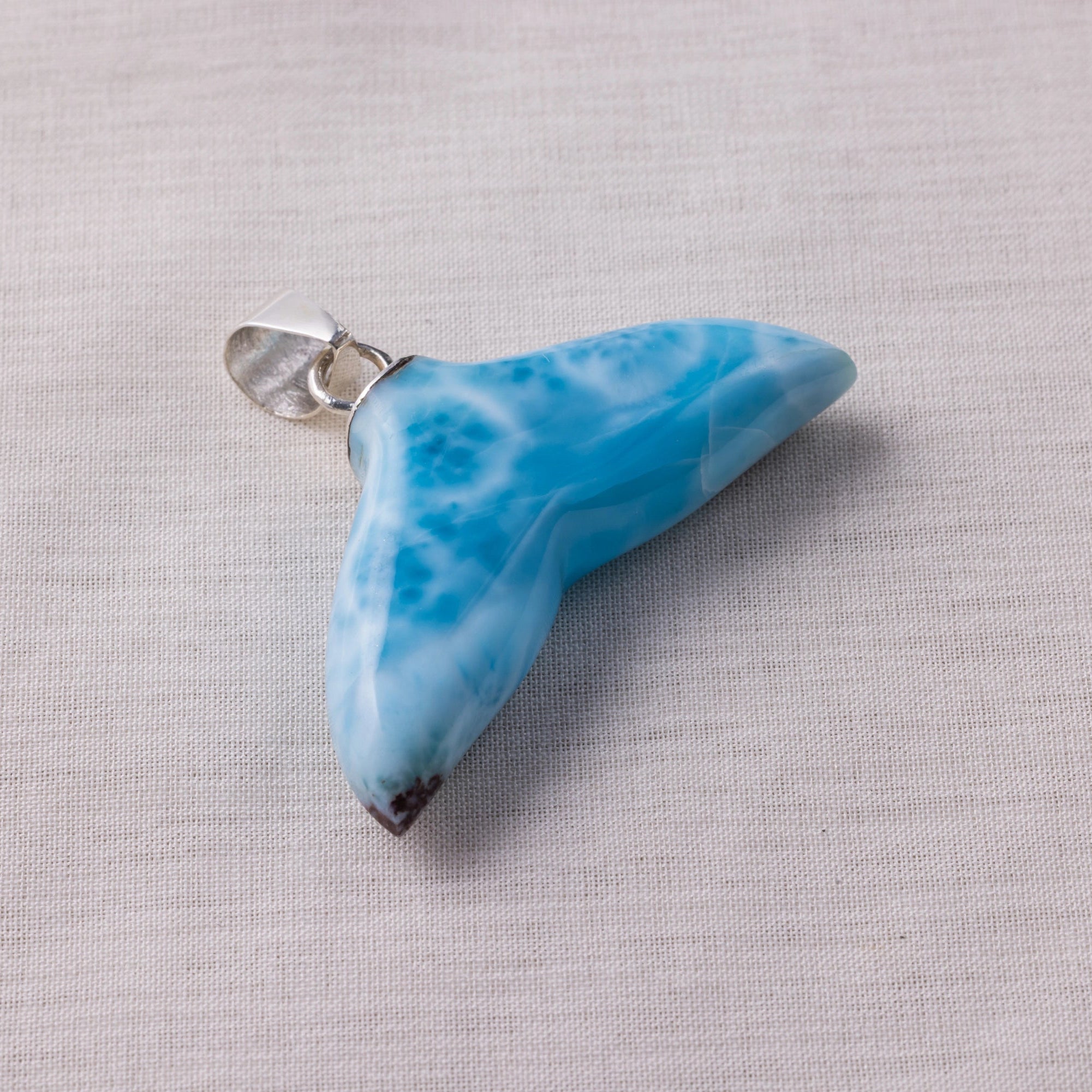 Tsukinami ｜ドミニカ産ラリマーペンダント｜Olas de Larimar