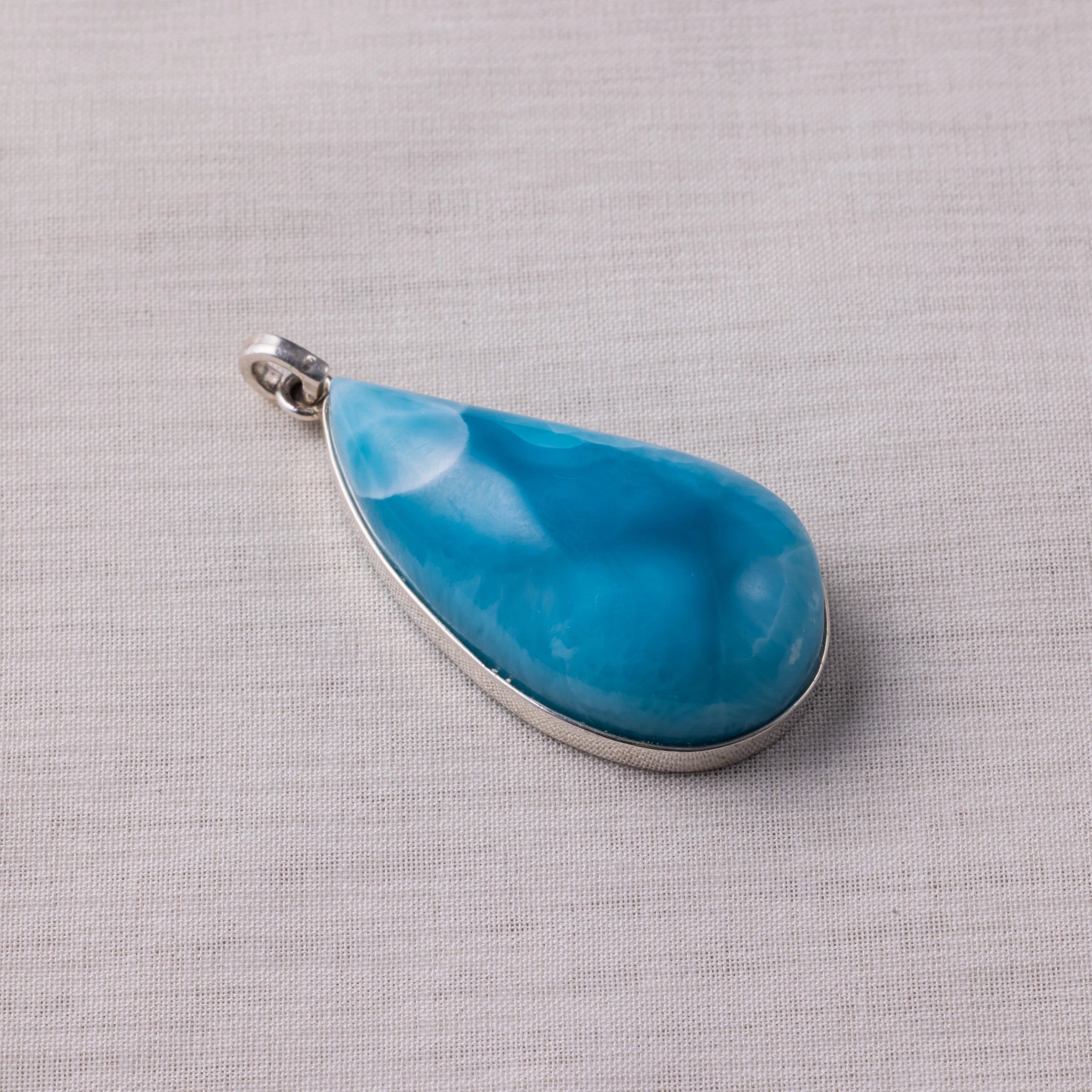 Shizuku｜一点物ラリマーペンダント｜Olas de Larimar