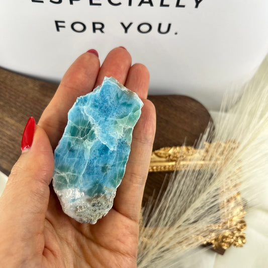 【NEW】Larimar Raw Stone【K】
