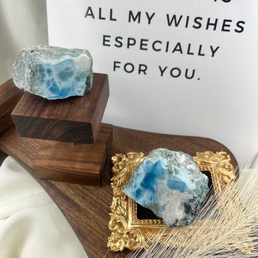 Larimar Raw Stone【D】1/2