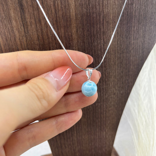 Larimar Necklace Pendant【16】
