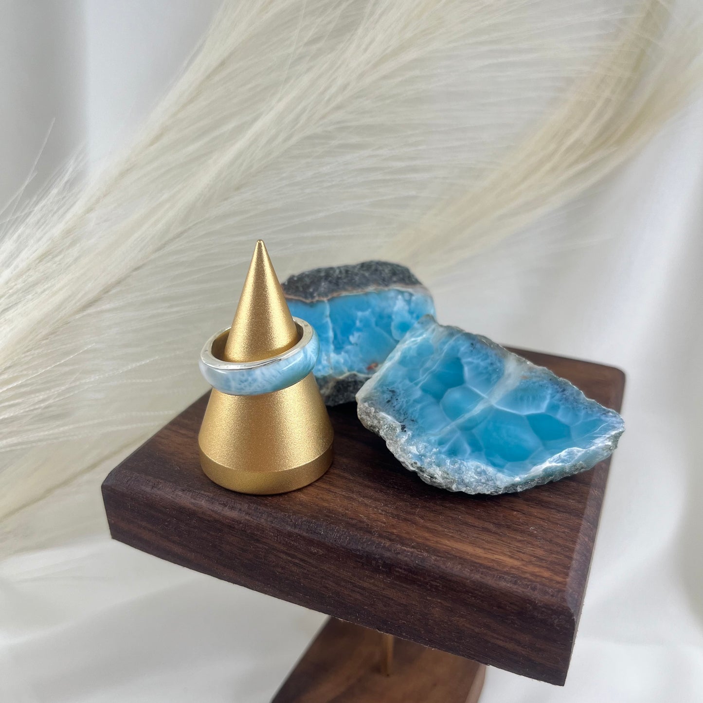 Larimar Ring E/F/G/H