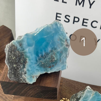 Larimar Raw Stone【J】1/2