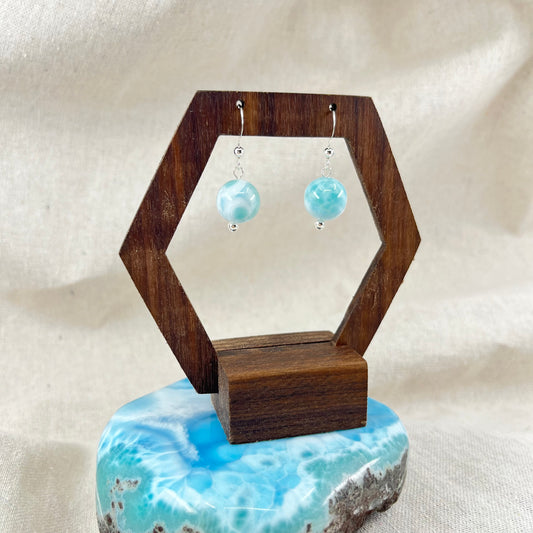 【NEW】Larimar Earrings #04
