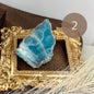 【NEW】Larimar Raw Stone【A】1/2