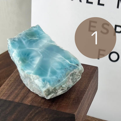 Larimar Raw Stone【B】1/2