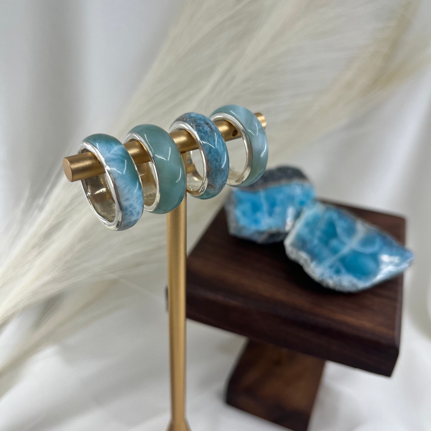 Larimar Ring E/F/G/H