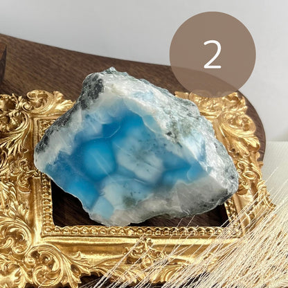 Larimar Raw Stone【B】1/2