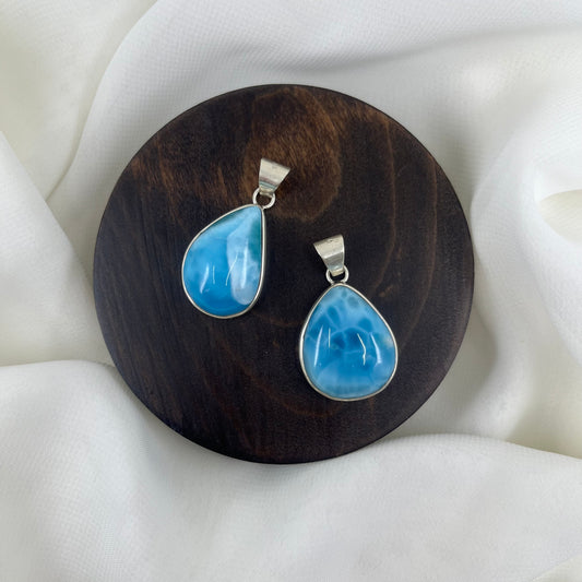 Larimar Necklace Pendant【11】