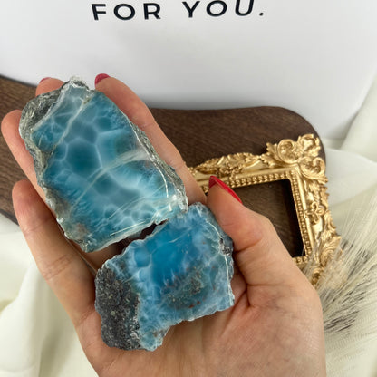 Larimar Raw Stone【J】1/2