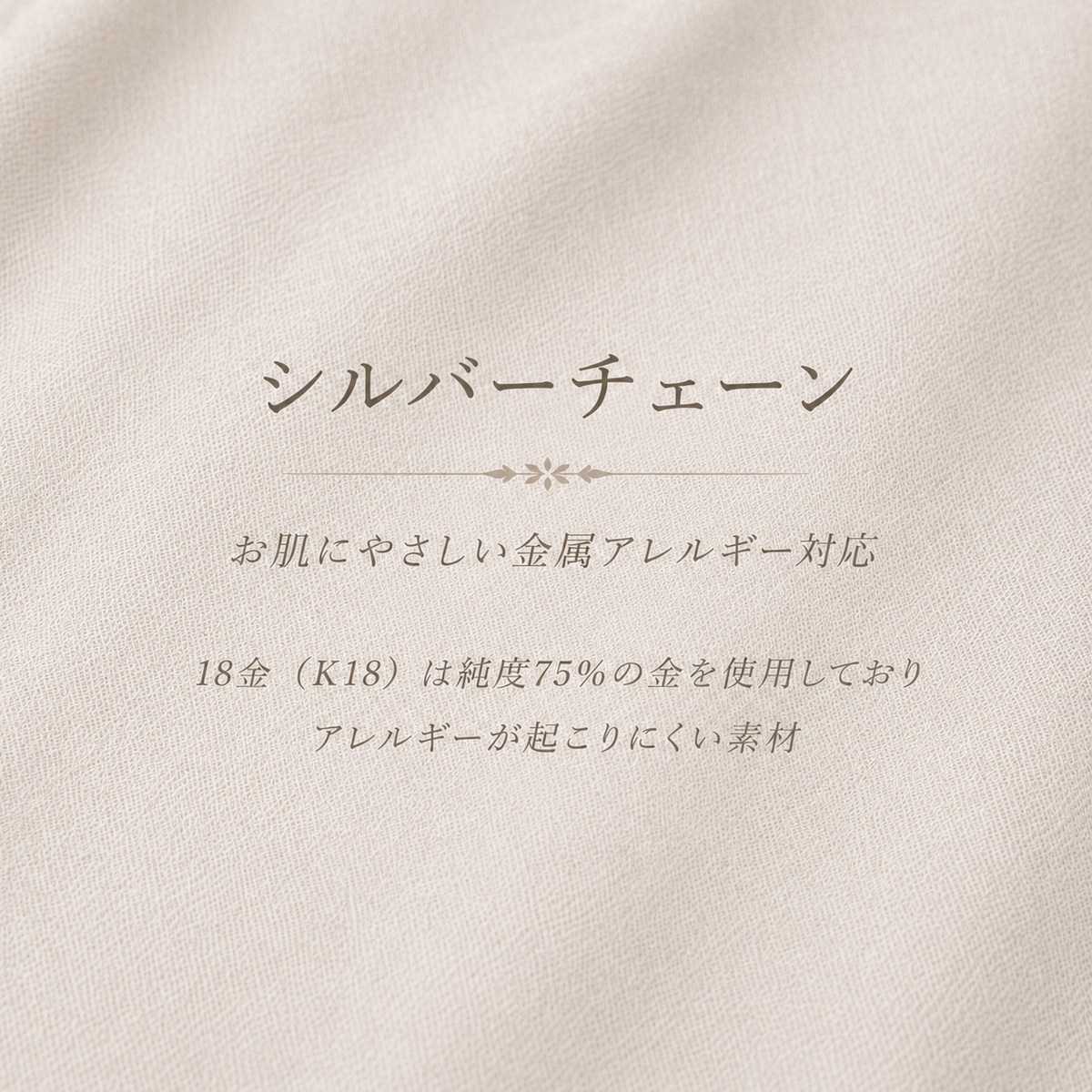 シルバーチェーン オプション