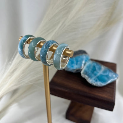 Larimar Ring E/F/G/H