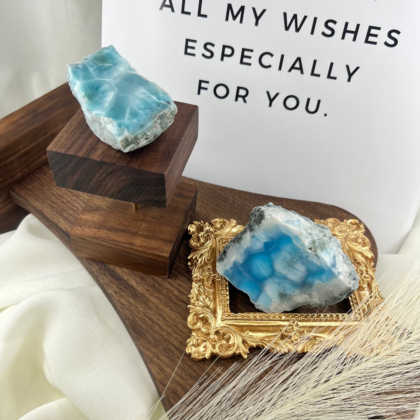 Larimar Raw Stone【B】1/2