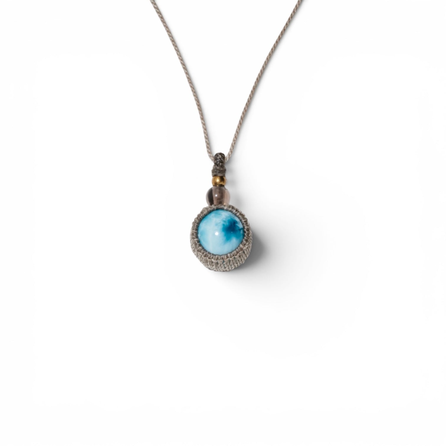 Tasogare｜ドミニカ産ラリマーネックレス｜Olas de Larimar