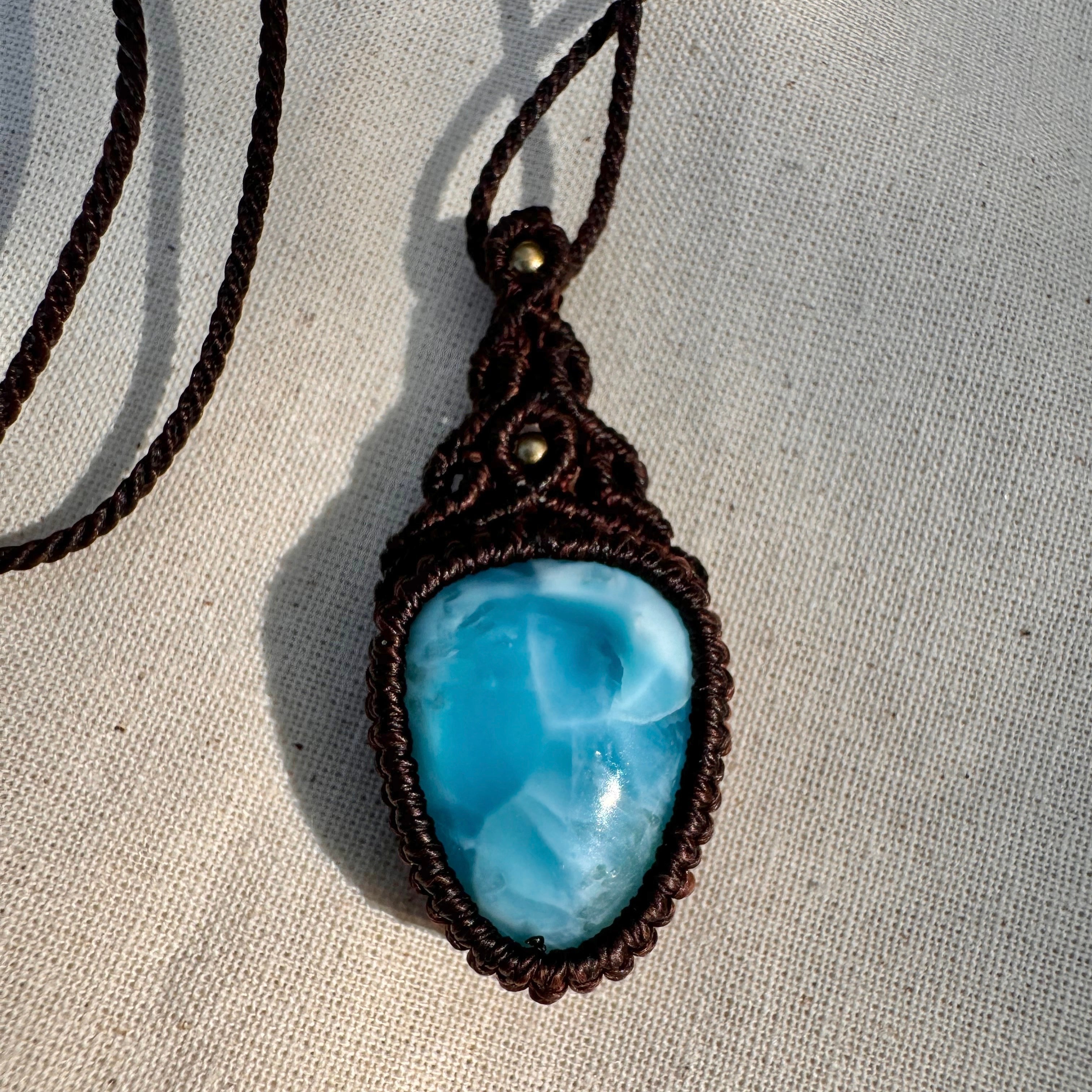 Tsukiakari _ Macrame Necklace