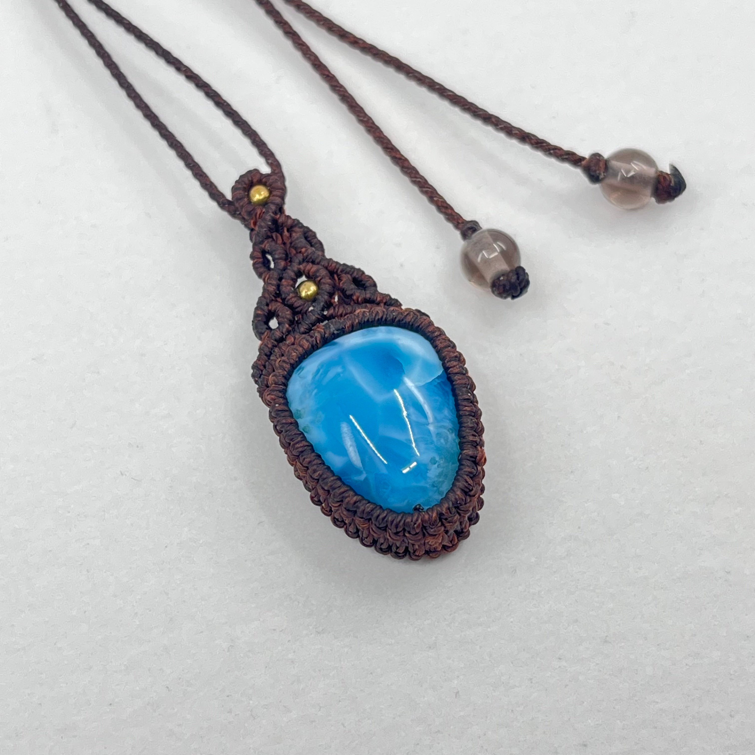 Tsukiakari _ Macrame Necklace