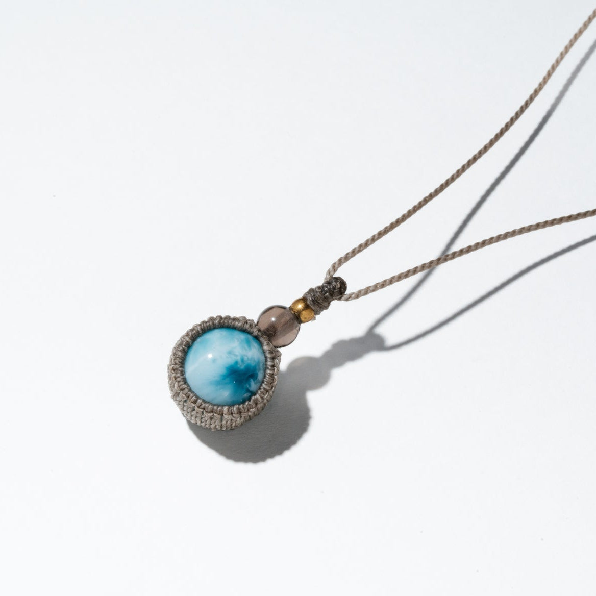Tasogare｜ドミニカ産ラリマーネックレス｜Olas de Larimar
