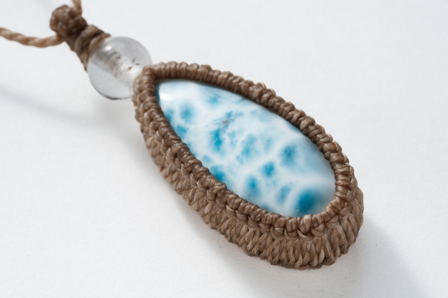 Toki｜AAAラリマーペンダント｜Olas de Larimar