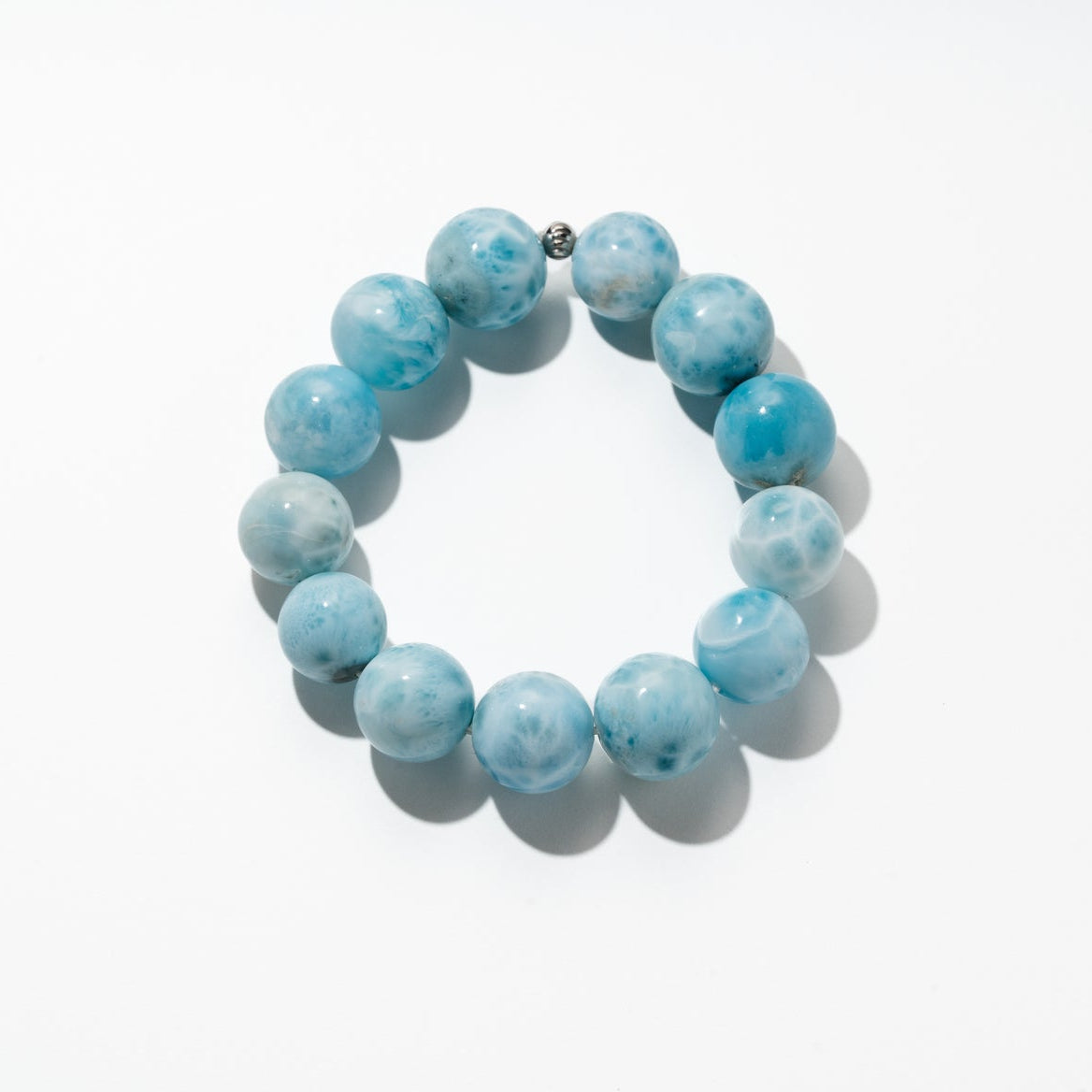 Seiran｜AAAラリマー｜ブレスレット｜Olas de Larimar