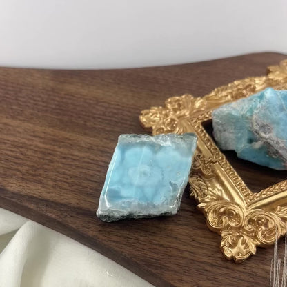 Larimar Raw Stone【I】2つセット