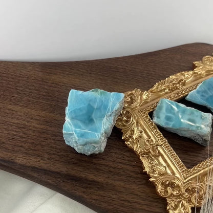 Larimar Raw Stone【G】3つセット