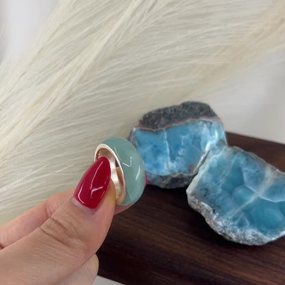 Larimar Ring E/F/G/H