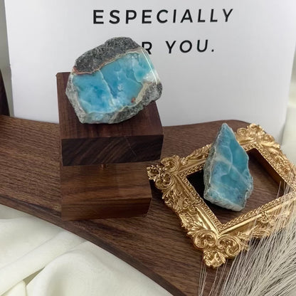 【NEW】Larimar Raw Stone【A】1/2