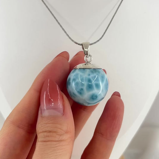 【NEW】Larimar Necklace Pendant【13】
